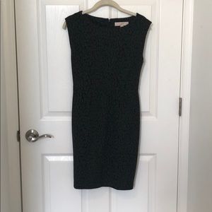 Black and Grey Animal Print Dress